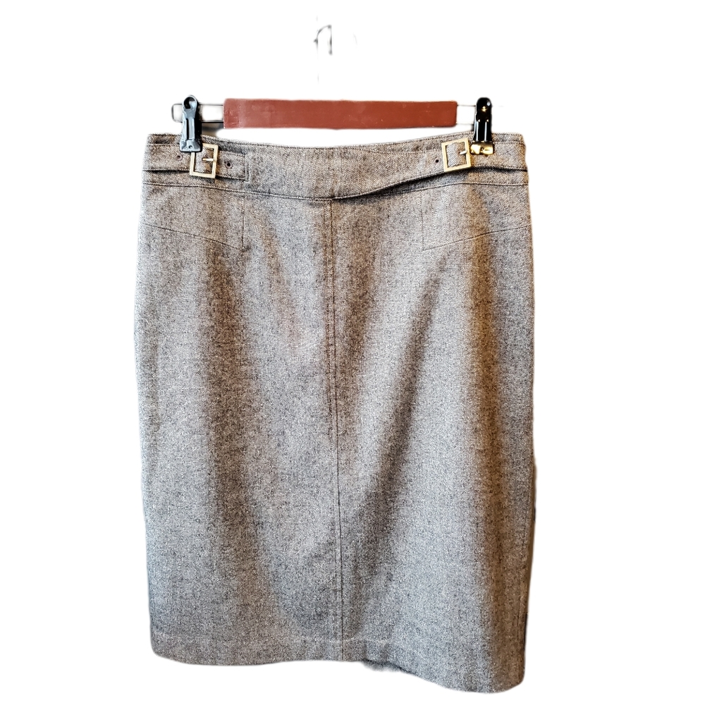ANN TAYLOR tweed pencil skirt size 6
